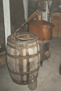 Moonshine still from 1920s